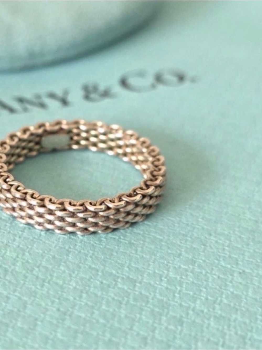 Tiffany & Co. Rose Gold Woven Band Ring